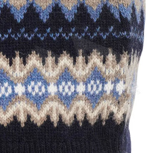 Pull-over en tricot pour homme, col rond, manches longues, en coton épais et polyester, respirant, couleur personnalisable, idéal pour l'hiver - Product Image 4