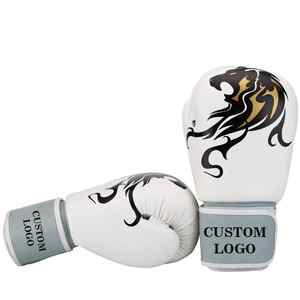 Gants de MMA et de kick-boxing en cuir PU de haute qualité personnalisables pour l'entraînement en plein air et les combats pour les arts martiaux et la boxe - Product Image 1