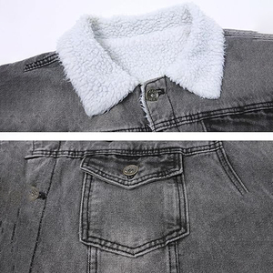 Veste en jean élégante pour hommes, meilleure qualité, haut confort, nouveauté, veste d'hiver à manches longues, dernier style, techniques lavées usées - Product Image 5