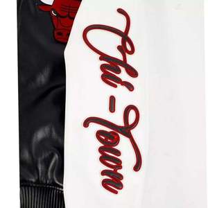 แจ็กเก็ตเบสบอลสำหรับผู้ชายเสื้อแจ็กเก็ตกันหนาวแบบลำลองปกตั้งมีหลายสี - Product Image 4