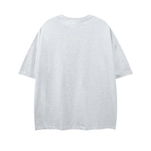 Camiseta Casual Holgada de Verano para Hombre, 100% Algodón, Antiarrugas, con Cuello en V, Manga Corta, Tejido Transpirable, Estampado en Serigrafía - Product Image 3