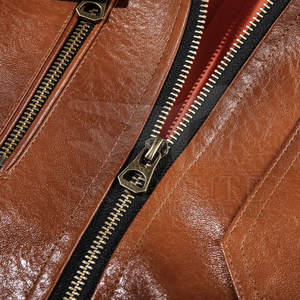 แจ็กเก็ตหนังสำหรับผู้ชายเสื้อแจ็กเก็ตหนังสำหรับฤดูหนาวกลางแจ้งขนาดตามสั่ง - Product Image 5