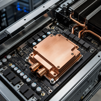 Plaques d'interface thermique en cuivre usinées CNC avec électroérosion à fil pour équipements laser et optiques, sur mesure OEM, tolérance stricte