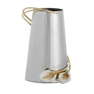 Deluxe Quality Silver Polished Metal Flower Vase <b>Marvelous</b> Design Round Shape Table Top Vase For Hot Selling - Product Image 1