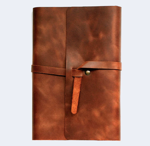 Cuaderno de cuero diario escritura diario de cuero de alta calidad almohadillas de escritura hechas a mano diario estacionario diario cuaderno fabricantes - Product Image 3