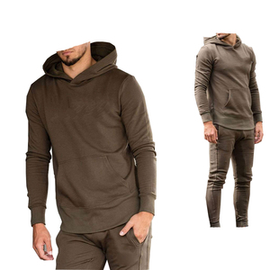 Nouvelle Collection Hiver 2025 – Survêtement Homme Imprimé Respirant à Capuche en Polaire Coton Uni – Tenue de Sport Personnalisable en Gros pour Entraînement et Gym - Product Image 3
