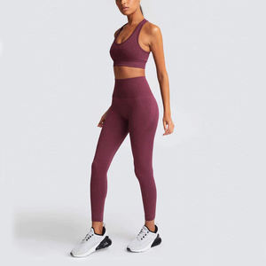 Ropa Deportiva Activa para Mujer, Conjuntos de Yoga sin Costuras, Cómodos, con Efecto Push-Up, para Correr y Yoga - Product Image 2