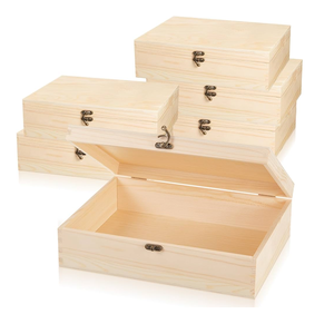 Boîte à bijoux en bois, couleur naturelle, qualité supérieure, organisateur artisanal, boîte à bijoux en bois, prix le plus bas - Product Image 2