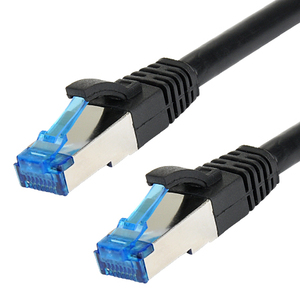 Cavo patch Superflex RJ45 LAN molto flessibile nero 10 m - Product Image 1