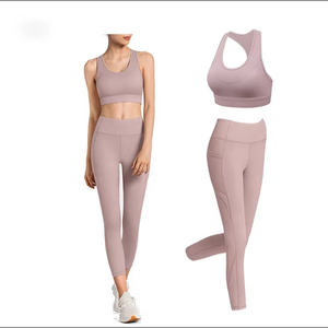 Top Trending Womens Yoga Set Wholesale Custom Logo Fitness Activewear <b>Plus</b> <b>Size</b> Solid 100% Cotton Breathable Gym Wear <b>Bra</b> - Product Image 1