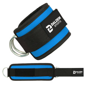 Venta caliente de neopreno acolchado entrenamiento tobillo soporte gimnasio Fitness entrenamiento OEM y ODM Powerlifting tobillo puños correa para máquinas de Cable - Product Image 5