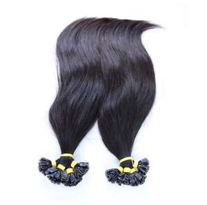 PELUCAS VIRGINAS CON CUTICULAS COMPLETAS DOBLES DE FONDO GRUESO DURADAS PELUCAS DE CABELLO PRE UNIDAS SIN PROCESAR UNISEX GRATIS EXTENSIÓN DE CABELLO - Product Image 2