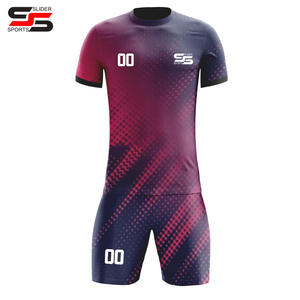 Customization Sublimated Soccer Uniform Adults Summer Quick Dry Breathable 100% <b>Polyester</b> Jersey <b>Shorts</b> Set Sportswear - Product Image 1