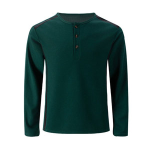 Conjuntos de camisa para hombre ligeros y hechos de algodón Conjuntos de camisa y pantalón de verano informales para hombre personalizables - Product Image 3