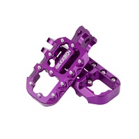JFG CNC Aluminium-Fußrasten für Sur Ron Light Bee X S Elektrofahrrad, Breite Plattform, Rutschfeste Pedale, Montage-Kit