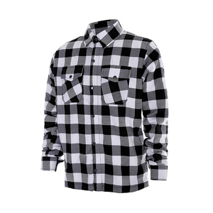 เสื้อเชิ้ตผ้าฟลานเนลสำหรับขี่มอเตอร์ไซค์ฤดูหนาวรุ่นคลาสสิก OEM ปี 2025 ผลิตภัณฑ์ใหม่ โพลีเอสเตอร์/คอตตอน ระบายอากาศได้ดี แห้งเร็ว คุณภาพสูง มีไซส์ใหญ่ - Product Image 4