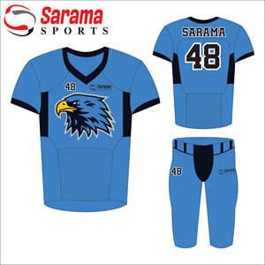 Uniforme de fútbol americano de talla grande y mejor calidad, uniforme de fútbol americano ligero personalizado para hombre, - Product Image 2