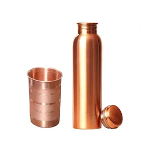 PURE COPPER COPPER BOTTLE AT WHOLESALE PRICE LEAK PROOF JOINT FREE COPPER WATER BOTTLE