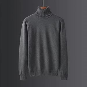 Autumn and Winter Unisex Turtleneck <b>Sweater</b> New European American Style 100% Wool Long-Sleeved and Comfortable - Product Image 5