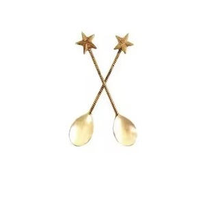 Juego de cucharas de café de cuchara dorada de acero inoxidable para hoteles, restaurantes y bodas para ocasiones de fiesta - Product Image 1