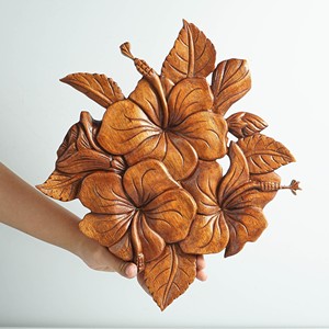 Regalo grabable arte de madera para decoración de esquinas de habitación pieza de espectáculo tallada de madera tema floral diseño personalizado aceptar - Product Image 5