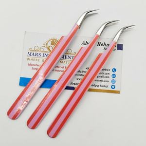 Pinzas para Extensiones de Pestañas con Diseño de Recubrimiento de Papel Aislante Curvo, Ecológicas, con Agarre Perfecto, Pinzas con Punta de Fibra Sostenible - Product Image 6