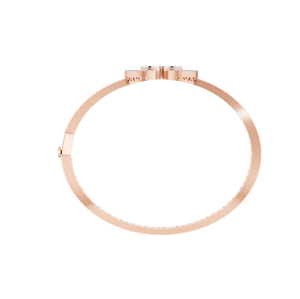 14k Gold <b>Fine</b> Luxury <b>Bangle</b> with Emerald and Natural Diamond Wedding Occasion Jewelry for Women OEM ODM Manufacturer in India - Product Image 4