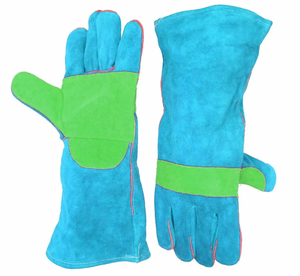 Gant de soudage en cuir de vache résistant aux hautes températures, spécial soudeur, anti-brûlure, gant de travail - Product Image 4