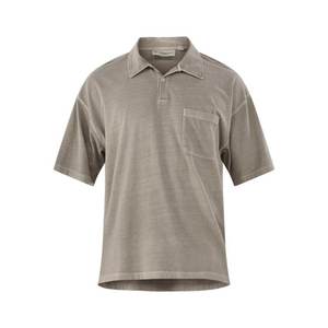 Camiseta de LICRA/poliéster para hombre, jersey de tela transpirable, moda de verano 2024, camiseta informal de manga corta de Color sólido - Product Image 4