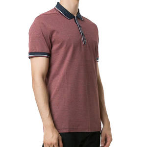 Polos de hombre con Impresión digital personalizada para adultos, servicios de OEM, camisetas de polo ligeras teñidas lisas para hombre - Product Image 2