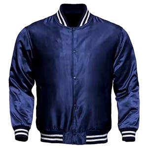 Personalizado bordado 100% poliéster satén Varsity chaqueta de béisbol a prueba de viento bombardero de invierno con diseños personalizados - Product Image 1