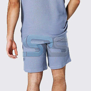Contrast Color Custom Logo <b>Men's</b> <b>T</b>-<b>Shirt</b> And Shorts Set Summer Fashion Streetwear Cotton Outfit Wholesale Gym Short Sets - Product Image 3