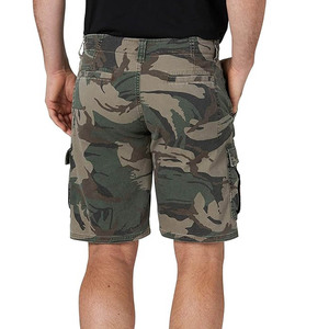 100% pantalones cortos de algodón para hombre OEM fábrica al por mayor logotipo personalizado cintura elástica tiro medio sólido Casual transpirable secado rápido - Product Image 3