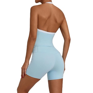 Vêtements de sport et d'entraînement OEM/ODM en gros, ensemble de fitness personnalisé avec logo pour femme, tenue de sport pour la gym - Product Image 2