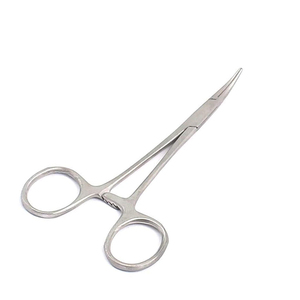 Juego de instrumentos quirúrgicos Halsted de acero inoxidable alemán con acabado mate, clase I, pinzas mosquiteras curvas para cirugía general, venta al por mayor - Product Image 2