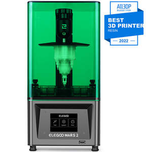 Impresora 3D de Resina ELEGOO Mars 2 2K de Alta Precisión, Moldeo SLA para Construcción, Joyería, Uso Doméstico, Laboratorio, Impresión en Tiendas - Product Image 1