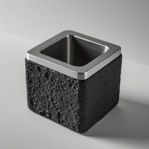 Porte-brosse à dents en métal robuste avec un design moderne, écologique et résistant à la rouille pour les zones humides, garantissant une longue durée de vie - Product Image 1