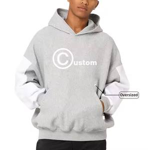Top Trending Nuevo diseño de moda personalizado 100% algodón polar pullover oversize streetwear Sports panel hoodies. - Product Image 1