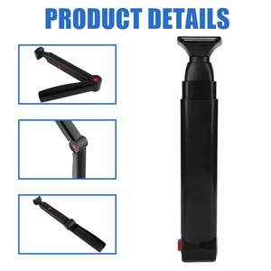 Tondeuse corporelle électrique et tondeuse à cheveux réglable pour hommes, avec long manche, lame en céramique, rasoir dorsal étanche - Product Image 2