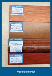 Profilé en aluminium Tien Dat T&D à grain de bois avec finition de surface revêtue par transfert, alliage de qualité architecturale série 6000 - Product Image 2