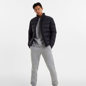 2023 mejor diseño de chaqueta acolchada para hombre invierno cálido Slim Fit grueso burbuja abrigo cuello alto alta calidad venta al por mayor prendas de vestir exteriores Casuales - Product Image 6