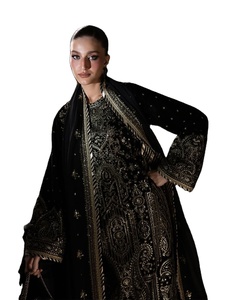 Salwar Kameez para Mujer, Diseño Elegante WS, Viscosa de Primera Calidad, Secado Rápido, Absorbe la Humedad, Sin Arrugas, Protección Solar para Fiestas - Product Image 2