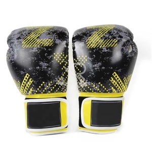 Vente flash - Gants de boxe professionnels pour hommes, design personnalisé, gants d'entraînement en cuir, qualité supérieure, fermeture antidérapante à boucle et crochets - Product Image 4