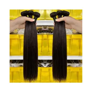 Бразильский пучок волос, необработанные натуральные пучки волос с кутикулой, плетение, 10А 11а 12А, Дешевое наращивание человеческих волос