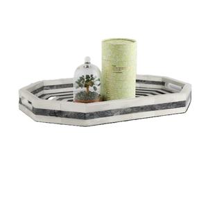 Nouveauté plateau de service en incrustations d'os pour la décoration intérieure cuisine salon meubles rangement fruits secs plateau de service au meilleur prix - Product Image 6