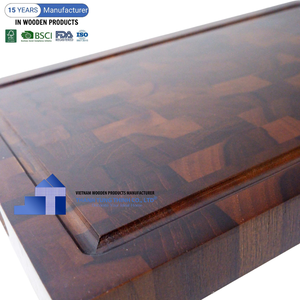 Vente chaude Planches À Découper En Bois De Teck Naturel Planche À Découper En Bois De Teck pour Ustensiles De Cuisine En Gros Du Vietnam - Product Image 5