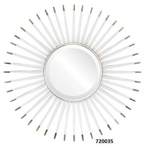 Hammered <b>Antique</b> Copper Square Shape Wall Mirror - Product Image 4