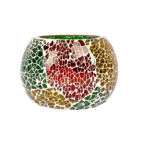 Support de T-Light en Verre Royal avec Finition Mosaïque pour Décor de Table de Fête de Noël 100pc quantité minimale de commande Nuit Dîner Design Bougie Votive - Product Image 2