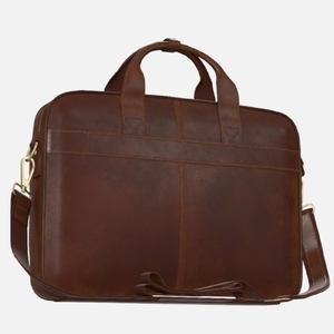 Nuevo bolso de oficina de cuero genuino para hombre de calidad profesional 2025, bolsos de cuero con logotipo personalizado OEM de cuero de negocios de alta calidad - Product Image 6