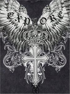 เสื้อยืดกราฟิกสำหรับผู้ชายเสื้อยืดคอกลมแขนสั้นเสื้อ100% คอตตอนทรงพอดีตัวสำหรับผู้ชายแบบใหม่ออกแบบได้ตามต้องการ - Product Image 5